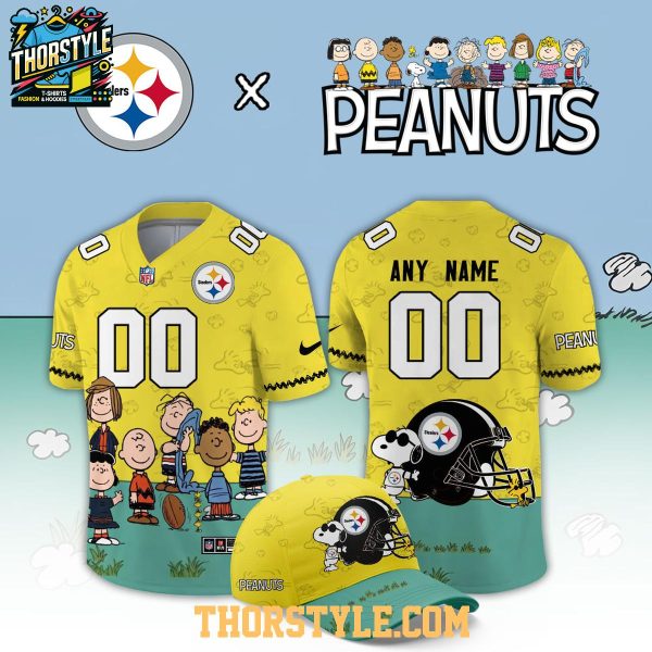 Pittsburgh Steelers Peanuts 2026 Christmas Night Custom Football Jersey