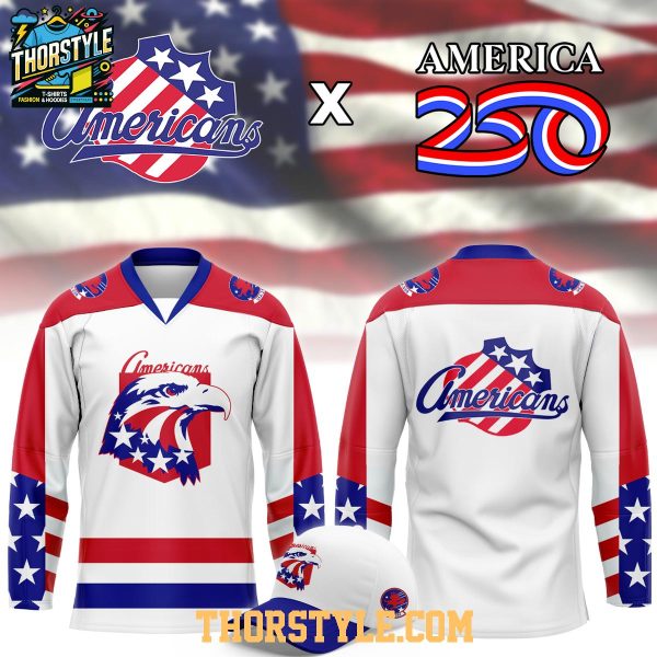 Rochester Americans 2026 America250 Special Night Personalized Hockey Jersey