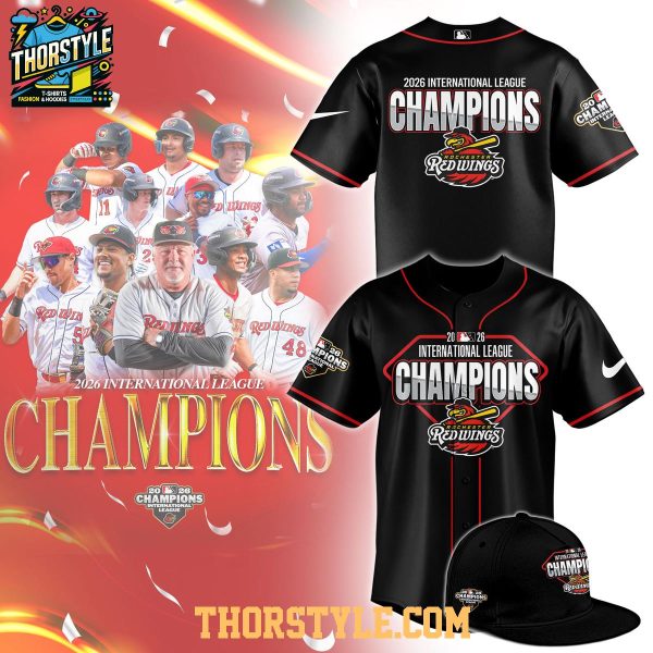 Rochester Red Wings 2026 International League Champions Baseball Jersey