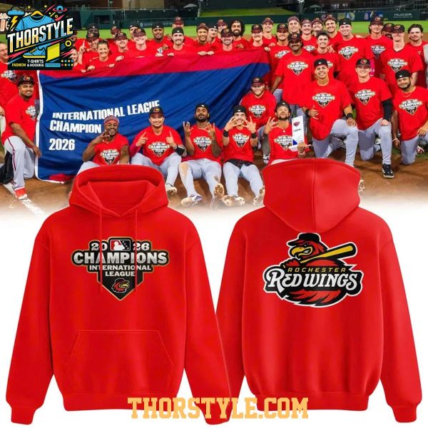 Rochester Red Wings x International League Champions 2026 Hoodie T-Shirt