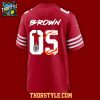 San Francisco 49ers Chris Brown Game Player 2026 Personalized Football Jersey 2 San Francisco 49ers Chris Brown Game Player 2026 Personalized Football Jersey