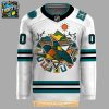 San Jose Sharks Salvadoran Heritage All Game 2026 Personalized Hockey Jersey