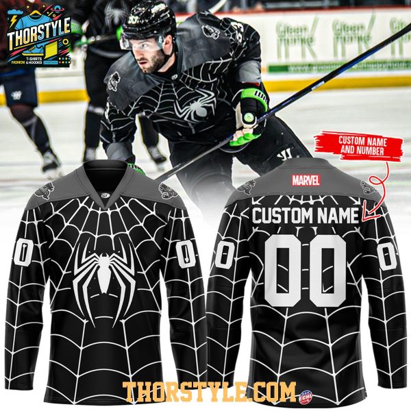 Savannah Ghost Pirates x Spider-man x Marvel Game Night 2026 Hockey Jersey