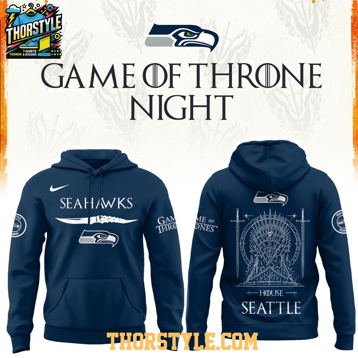 Seattle Seahawks x Game Of Thrones 2026 House Of The Dragons Hoodie Shirts Seattle Seahawks x Game Of Thrones 2026 House Of The Dragons Hoodie Shirts