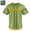 South Bend Cubs 2026 Military Night Green Personalized Baseball Jersey