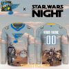St. Louis Blues Star Wars Night 2026 Grogu Game Custom Hockey Jersey