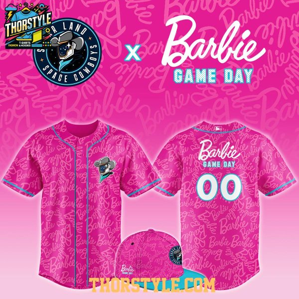 Sugar Land Space Cowboys 2026 Barbie All Pink Night Baseball Jersey
