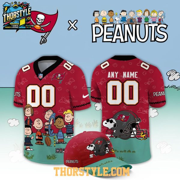 Tampa Bay Buccaneers Peanuts 2026 Christmas Night Custom Football Jersey