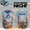 Tampa Bay Lightning Star Wars Night 2026 Grogu Game Custom Hockey Jersey