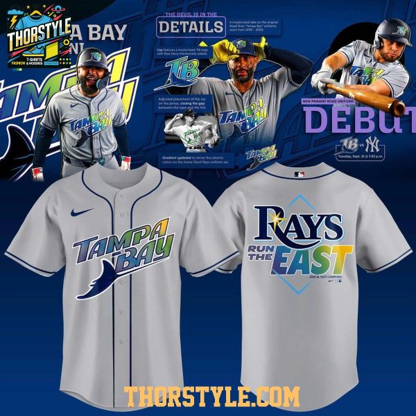 Tampa Bay Rays x Run The EAST Champions 2026 Baseball Jersey