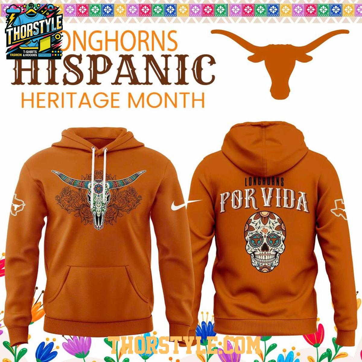 Texas Longhorns 2026 Hispanic Heritage Month Celebration Hoodie T-Shirt Texas Longhorns 2026 Hispanic Heritage Month Celebration Hoodie T-Shirt