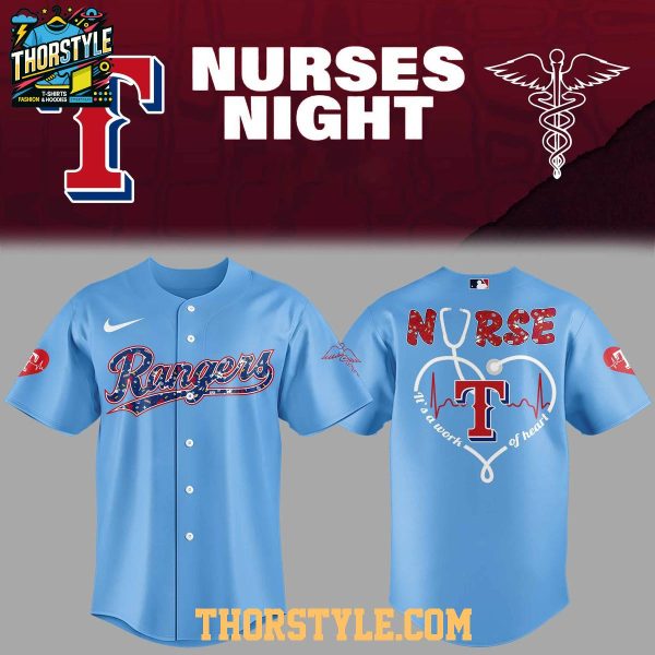 Texas Rangers 2026 x Nurse Night Appreciation Baseball Jersey