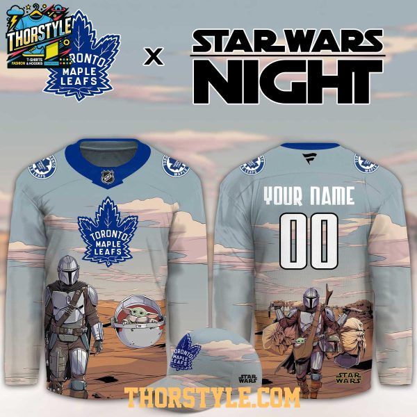 Toronto Maple Leafs Star Wars Night 2026 Baby Yoda And Grogu Hockey Jersey