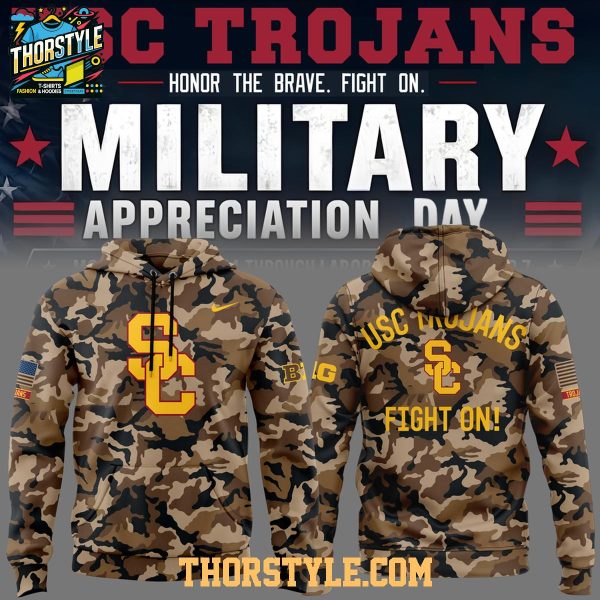 USC Trojans Military Appreciation Camo Dress 2026 Hoodie T-Shirt