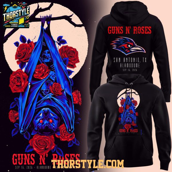 UTSA Roadrunners x Guns N’ Roses World Tour 2026 Hoodie T-Shirt