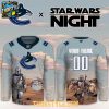 Vancouver Canucks Star Wars Night 2026 Grogu Game Custom Hockey Jersey