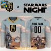 Vegas Golden Knights Star Wars Night 2026 Grogu Game Custom Hockey Jersey