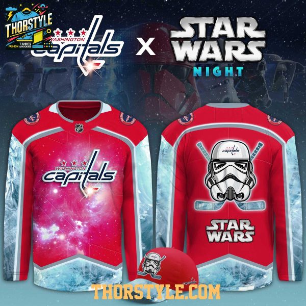 Washington Capitals Star Wars Night 2026 X-mas Dark Side Hockey Jersey