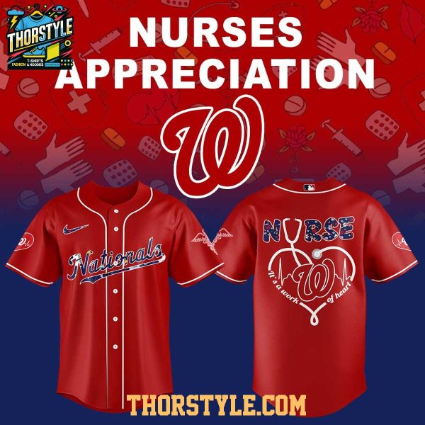 Washington Nationals 2026 x Nurse Night Appreciation Baseball Jersey