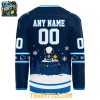 Winnipeg Jets Peanuts Woodstock Christmas Night 2026 Personalized Hockey Jersey