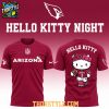 Arizona Cardinals Hello Kitty 2026 Theme Football Night Hoodie T Shirt