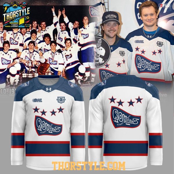 Brampton Steelheads 2026 Royal Throwback Night Custom Hockey Jersey