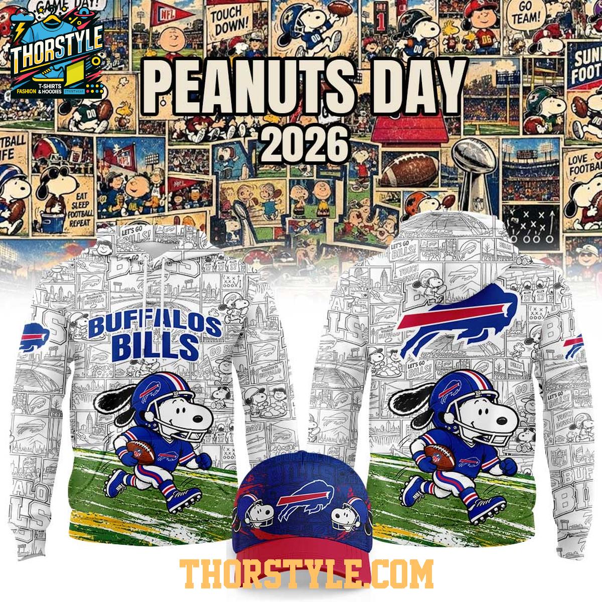 Buffalo Bills 2026 Peanuts NFL Game Day X-mas Game Hoodie T-Shirt Buffalo Bills 2026 Peanuts NFL Game Day X-mas Game Hoodie T-Shirt