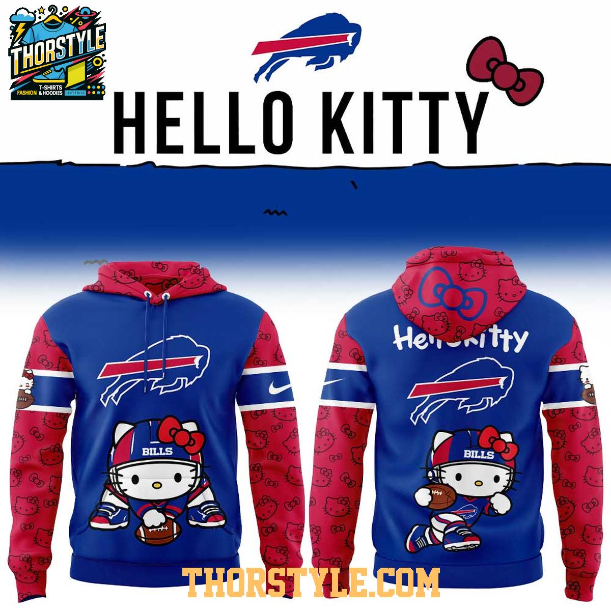 Buffalo Bills Hello Kitty x NFL Game 2026-2027 Christmas Hoodie T-Shirt Buffalo Bills Hello Kitty x NFL Game 2026-2027 Christmas Hoodie T-Shirt