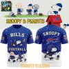 Buffalo Bills Peanuts & Snoopy 2026 Christmas Night Hoodie T Shirt