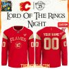 Calgary Flames 2026 The Lord of The Rings 25th Anniversary Personalized Jersey