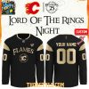 Calgary Flames 2026 The Lord of The Rings 25th Anniversary Personalized Jersey