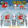 Calgary Flames Peanuts 2026 Hockey Christmas Night Hoodie Shirts 1 Calgary Flames Peanuts 2026 Hockey Christmas Night Hoodie Shirts