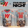 Calgary Wranglers Star Wars 2026 Grogu And Baby Yoda Custom Hockey Jersey