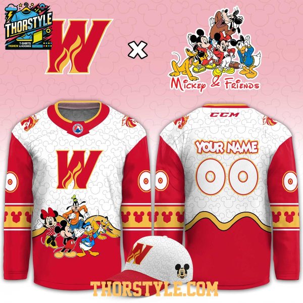 Calgary Wranglers x Mickey And Disney Friends 2026 Hockey Jersey