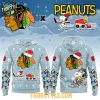 Chicago Blackhawks x Peanuts 2026 Snoopy Christmas Night Hoodie Shirts