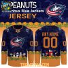 Columbus Blue Jackets 2026 Peanuts Spooktacular Personalized Hockey Jersey