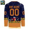 Columbus Blue Jackets 2026 Peanuts Spooktacular Personalized Hockey Jersey