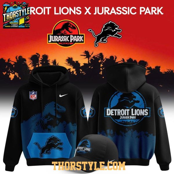 Detroit Lions Jurassic Park 2026 Dinosaur World Hoodie T-Shirt
