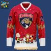 Florida Panthers Peanuts 2026 Christmas Personalized Hockey Jersey