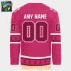 Fresno Falcons 2026 Breast Cancer Awareness Pink Night Custom Hockey Jersey