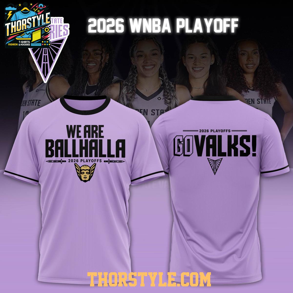 Golden State Valkyries 2026 WNBA Playoff Go Girls Hoodie T-Shirt Golden State Valkyries 2026 WNBA Playoff Go Girls Hoodie T-Shirt