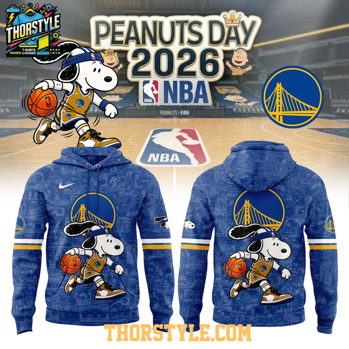Golden State Warriors 2026 Peanuts Day X-mas Game Hoodie T-Shirt Golden State Warriors 2026 Peanuts Day X-mas Game Hoodie T-Shirt