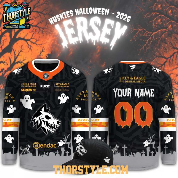 Haringey Huskies 2026 Happy Halloween Night Custom Hockey Jersey