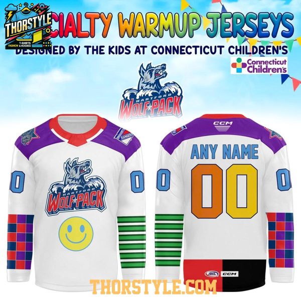 Hartford Wolf Pack 2026 Special Warmup Game Night Personalized Hockey Jersey