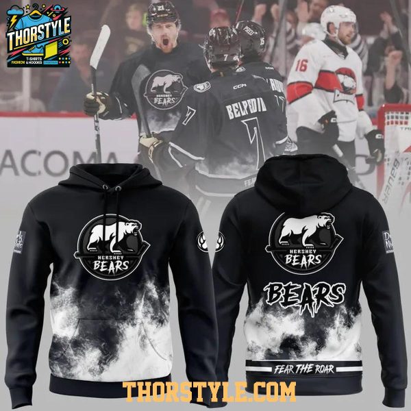 Hershey Bears Dark Night 2026 Black Out Fear The Roar Hoodie T-Shirt