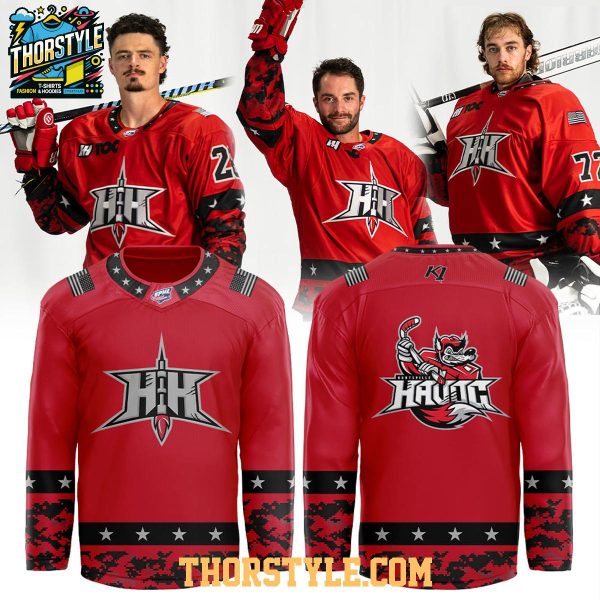 Huntsville Havoc 2026 Rockets’ Red Glare Theme Hockey Jersey