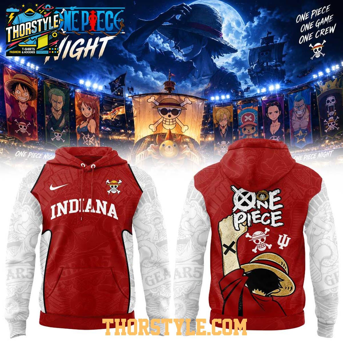 Indiana Hoosiers One Piece 2026 NCAA Night Of Champions Hoodie Shirts Indiana Hoosiers One Piece 2026 NCAA Night Of Champions Hoodie Shirts