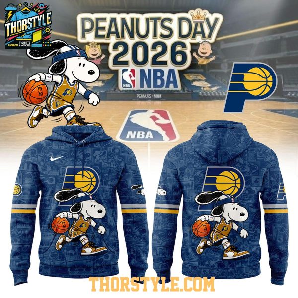 Indiana Pacers 2026 Peanuts Day X-mas Game Hoodie T-Shirt
