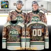 Indy Fuel x Mossy Oak Camo Night Themed Personalized Hockey Jersey 2026