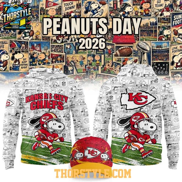 Kansas City Chiefs 2026 Peanuts NFL Game Day X-mas Game Hoodie T-Shirt